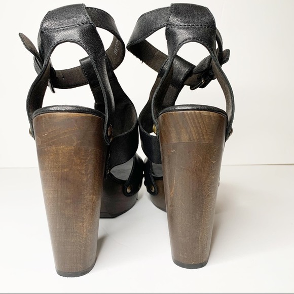 Stuart Weitzman Black Gladiator Sandals SZ 10 - Picture 6 of 9